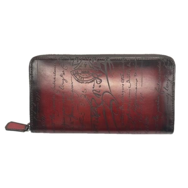ベルルッティ イタウバ レザー ロングジップ付きウォレット