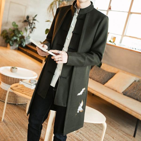 jieda チャイナ カンフージャケット チャイナ服 メンズ 男性用 チャイナジャケット カンフー