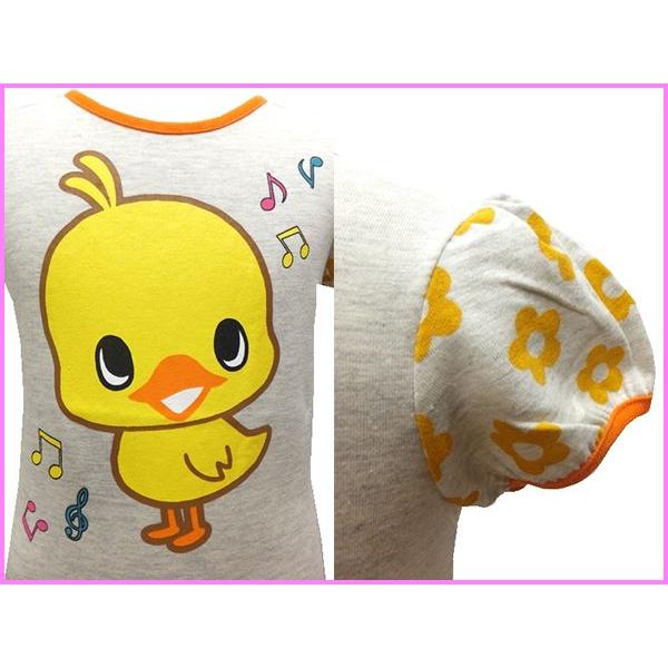 CHICKIRARS/女の子/チキンラーメンひよこちゃん/4color2パターン半袖T