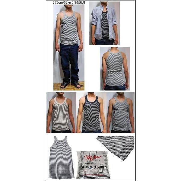 R.P.MILLER(ミラー)PANEL RIB 3P TANK TOP STRIPE MIX(パネルリブ ３枚