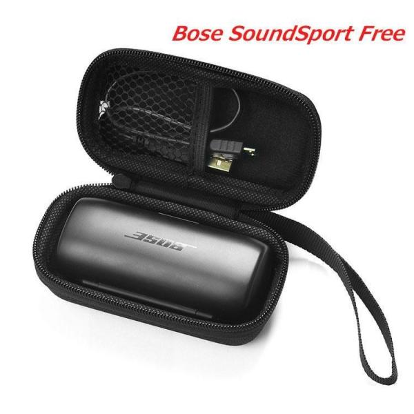 Bose SoundSport Free wireless headphones キャリーケース 黒 保護カバー 収納ケース ワイヤレス イヤホン  保護 耐衝撃 軽量 ブラック ショックプルーフ /【Buyee】