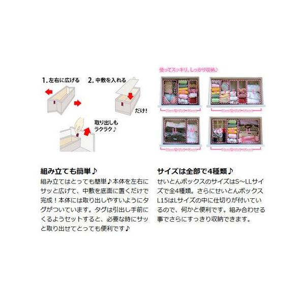 □在庫限り・入荷なし□仕切りケース 収納ケース せいとんボックス S