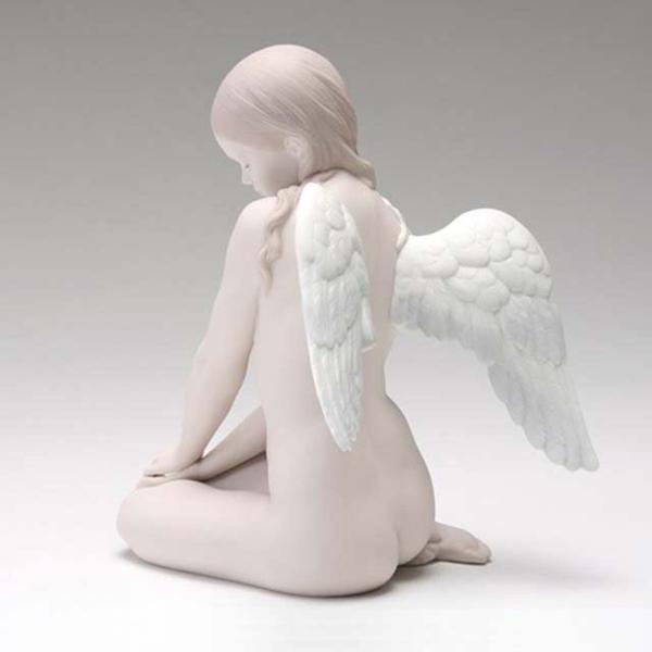 Lladro （リヤドロ） 天使 エンゼル 少女 ヌード 「美しき天使 #18235