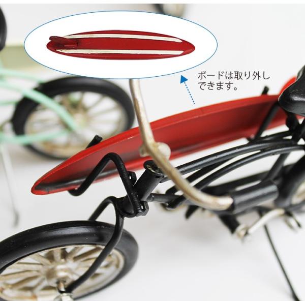 置物 オブジェ ミニチュア ビーチクルーザー 自転車 置物 飾り