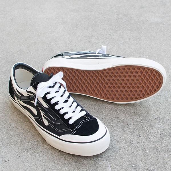 Vans style 36 outlet black flame