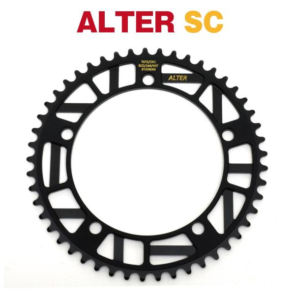 贈り物 ALTER SC クランク ピストバイク 厚歯 49T チェーンリング パーツ