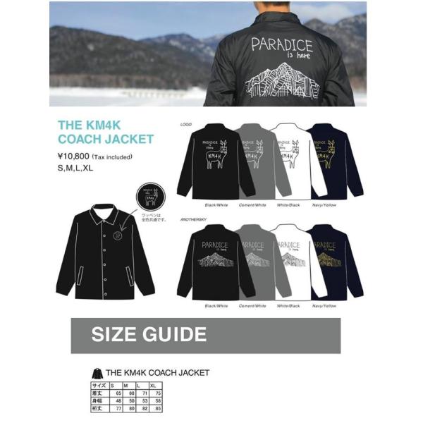 KM4K THE KM4K COACH JACKET LOGO カモシカ コーチジャケット /【Buyee