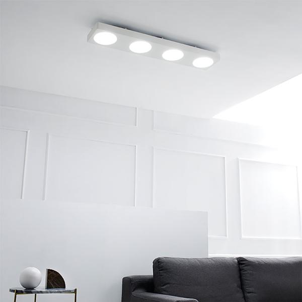 シーリングライト 8畳 LED 天井照明 おしゃれ 4灯 薄型 四角
