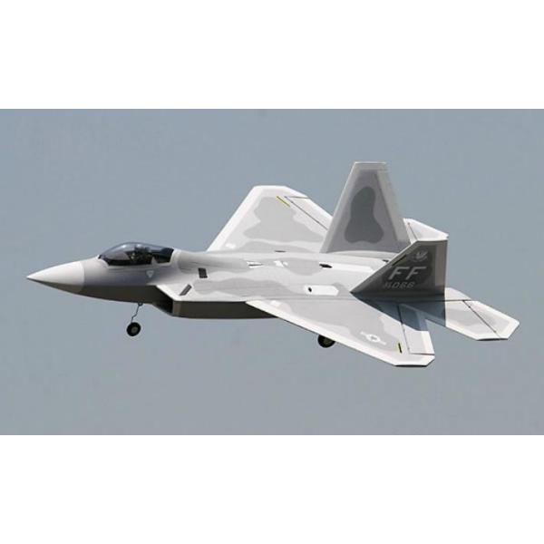 送料無料 ラジコン 飛行機 F-22 ラプター 2.4GHz 8ch仕様 シングル 