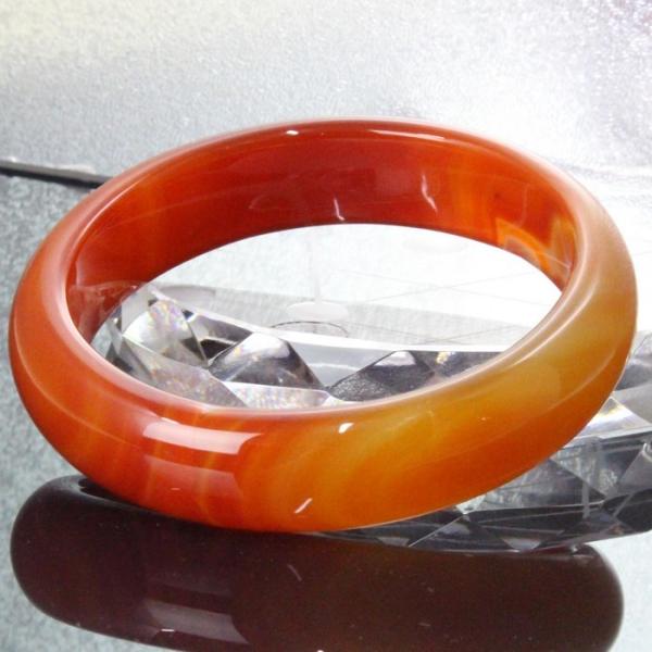 サードオニキス バングル ブレスレット 赤縞瑪瑙 めのう Bangle