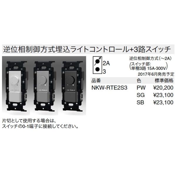 神保電器 NKW-RTE2S0 PW NKシリーズ配線器具 NKシリーズ適合器具 逆