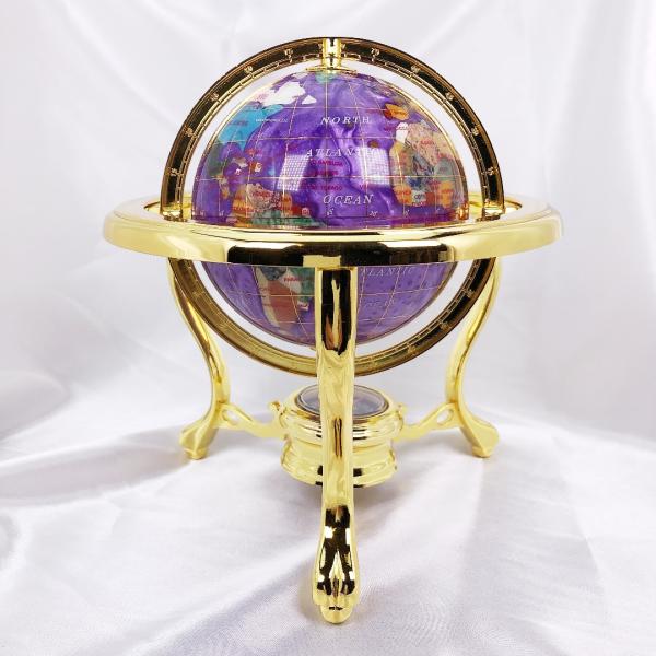 宝石地球儀3脚タイプ/【Buyee】