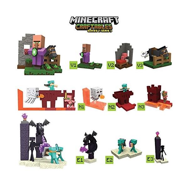 送料無料! マインクラフト クラフタブル ジオラマフィギュア シリーズ