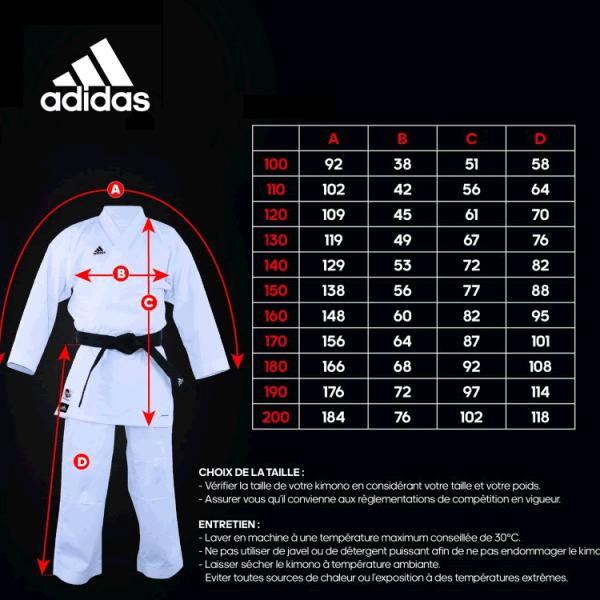 adidas 空手衣 トレーニングモデル WKF公認空手着 上下セット 帯なし ...