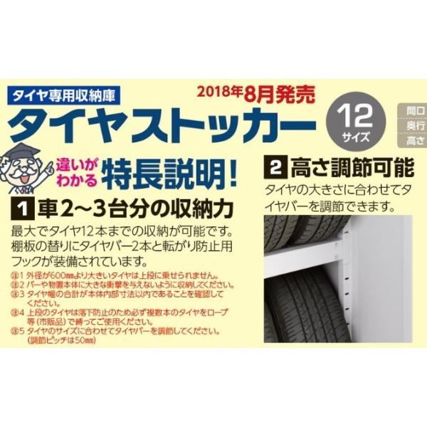 物置 タイヤ 2台分 サイズ イナバ物置 タイヤストッカー用 タイヤ止め 床置き用 長さ 1020 タイプ - Japanese Proxy Service Buy from Japan