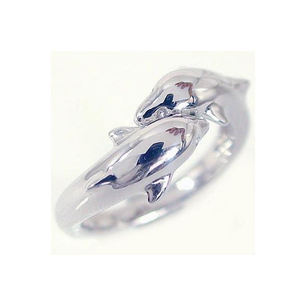 ハワイアンジュエリー シルバー ドルフィンリング SV925 イルカ 指輪