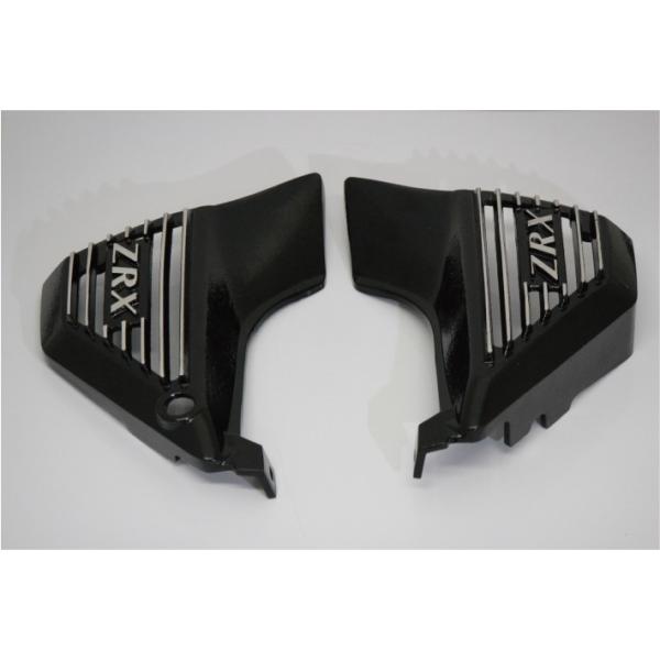KAWASAKI ZRX400 アルフィンカバー 左右セット ブラック /【Buyee