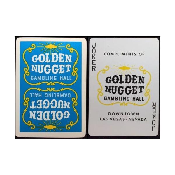 Golden Nugget Playing Cards（ゴールデンナゲットカード） 青 中古