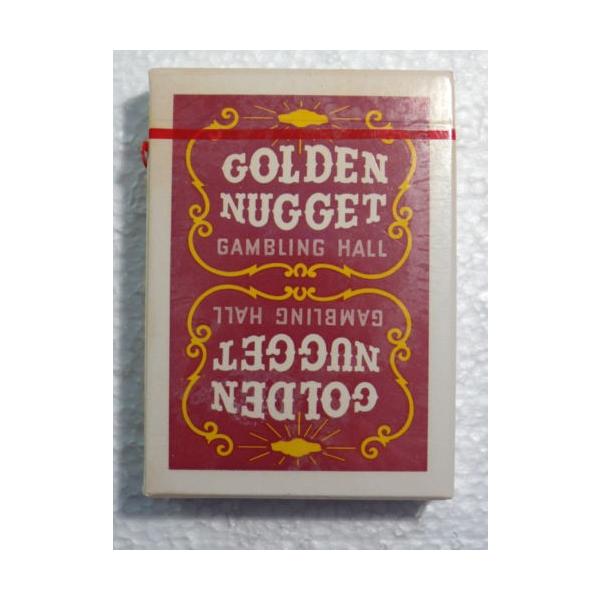 ゴールデンナゲットカード 赤裏デック 新品未開封 Golden Nugget