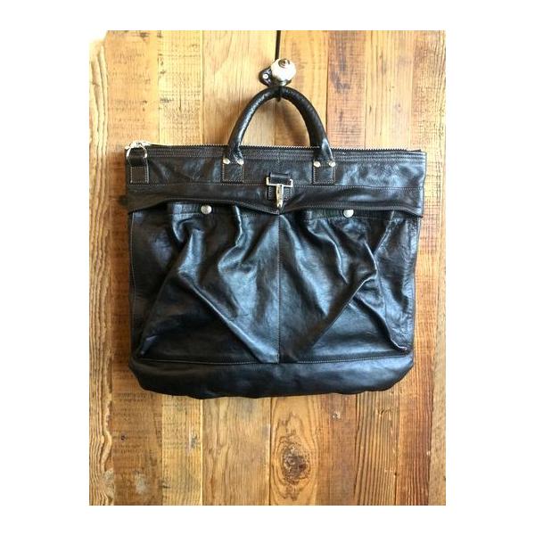 RAINBOW COUNTRY レインボーカントリー LEATHER HELMET BAG MEDIUM RCL