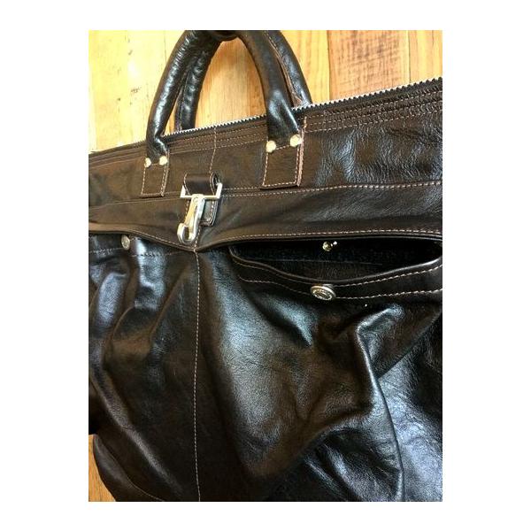 RAINBOW COUNTRY レインボーカントリー LEATHER HELMET BAG MEDIUM RCL
