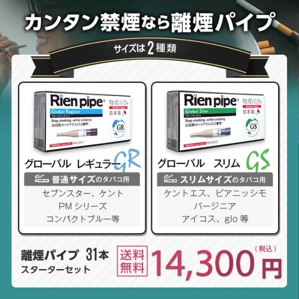 Rien pipe GR 離煙パイプ グローバルレギュラー Amazon | Rien pipe 離煙パイプ GR (31本セット / レギュラー