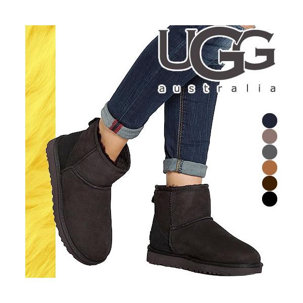 アグブーツ UGG アグ オーストラリア ムートン ブーツ クラシックミニ ショート レディース シープスキン CLASSIC MINI II  1016222 /【Buyee】