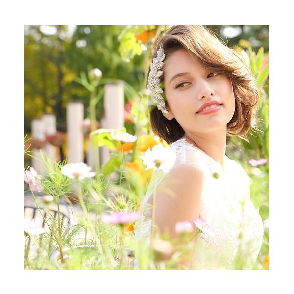 ヘレナヘッドドレス（シルバー）orgablanca（オルガブランカ 
