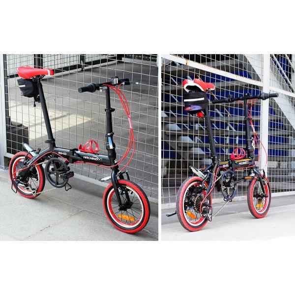 ハチコHACHIKOジュラルミン折りたたみ自転車SHIMANOシマノ6段変速14インチ (黒い)[98％完成品] HA-03-Black  /【Buyee】 Buyee - Japanese Proxy Service | Buy from Japan!