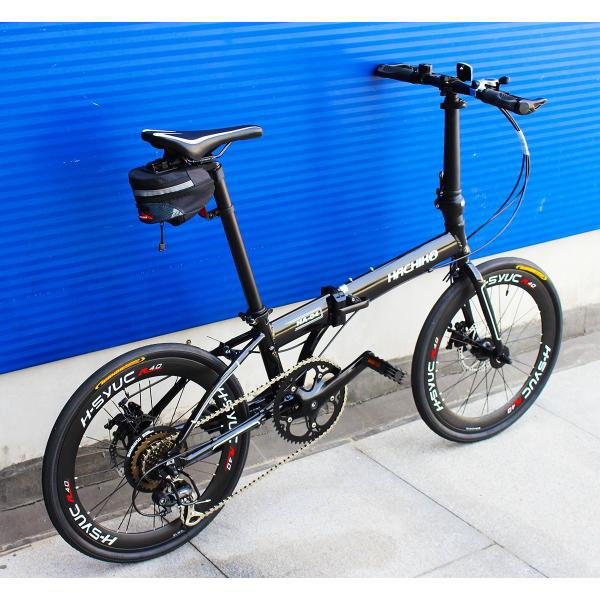 ハチコ HACHIKO 20 三層 アルミ 折り畳み 自転車 段変速 HA-04