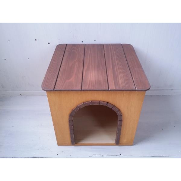 犬小屋ペットハウス室内小型犬無垢木製天然木かわいいお洒落自然塗料