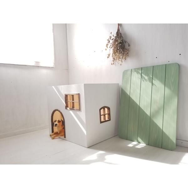 犬小屋 室内 猫ハウス ドッグハウス 木製 人気 可愛い お洒落 自然塗料