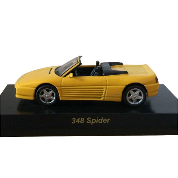 京商 1/64 フェラーリ ミニカーコレクション5 348スパイダー 黄色 