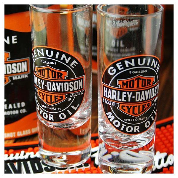 ハーレーダビットソン オイル缶デザイン スキットル & ショットグラス 楽天市場】ハーレーダビッドソン オイル缶 ショットグラス＆バー