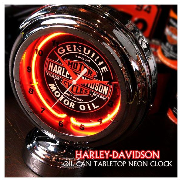 HARLEY-DAVIDSON ハーレーダビッドソン ネオン卓上時計 新品 独創的