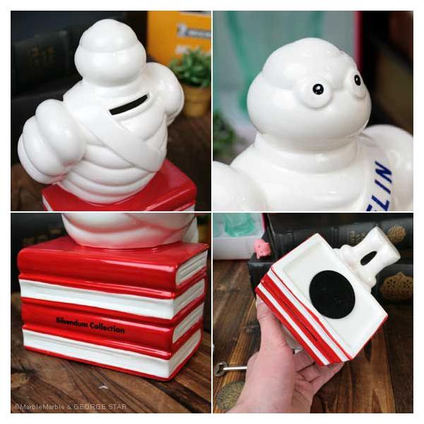 ミシュランマン　貯金箱　陶器製 アメリカ ヴィンテージ MICHELIN ミシュランマン 鉄製 貯金箱
