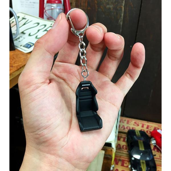 G7 車 バイク パーツ キーホルダー バケットシート ブラック
