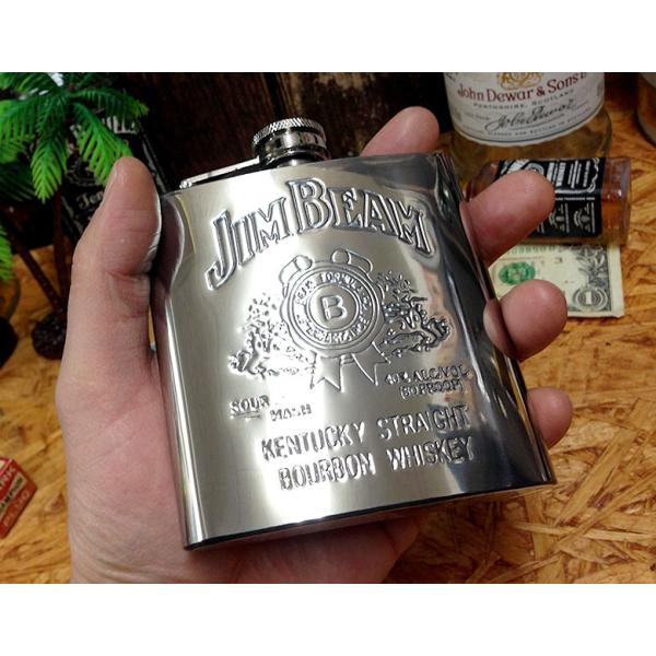 ジムビーム　スキットル ジムビーム スキットル Jim Beam ウイスキーボトル 7oz