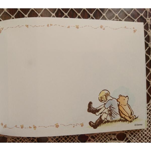 Classic Pooh メモパッド メモ帳 ブルー ロビンとプー 3柄 48枚