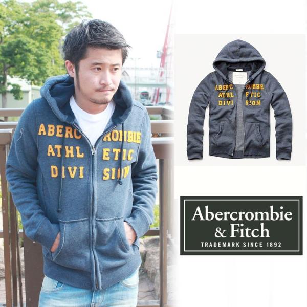 アバクロ/Abercrombie&Fitch ジップパーカー メンズ ブルー /【Buyee】