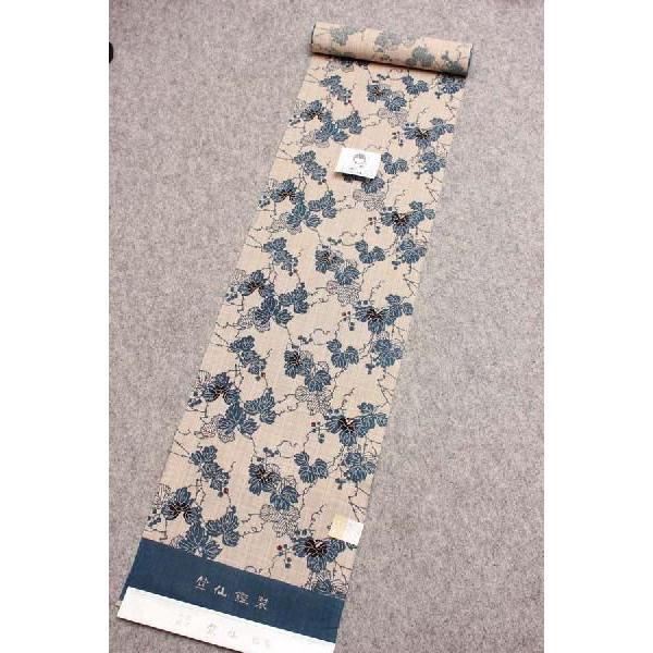 竺仙鑑製浴衣（ちくせん）奥州小紋（葡萄） 高級ゆかた反物46 /【Buyee】