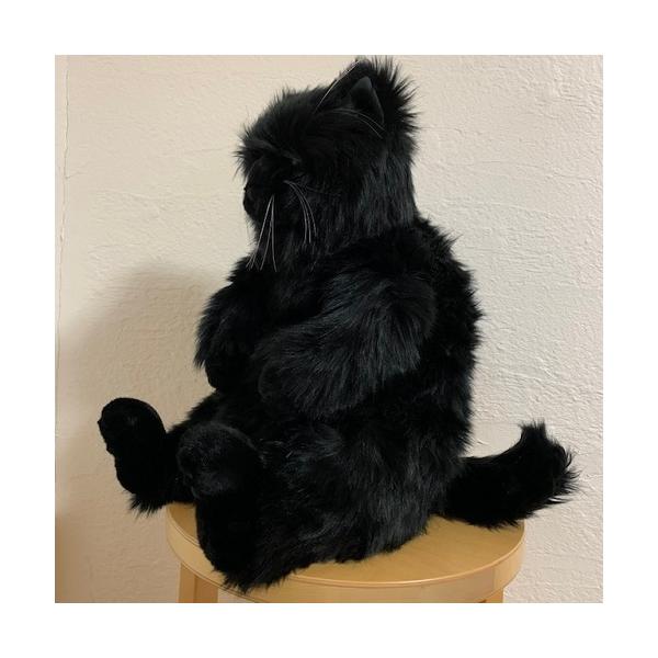 カドリー ねこ ぬいぐるみ 茶々丸2 黒猫【Cuddly／ヌイグルミ／高級