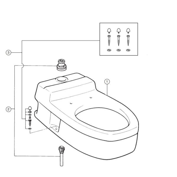 INAX 和風便器アタッチメント RC-50411881a - 工具、DIY用品