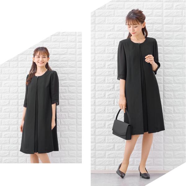 喪服　夏 喪服 レディース 夏用 礼服 ブラックフォーマル スーツ