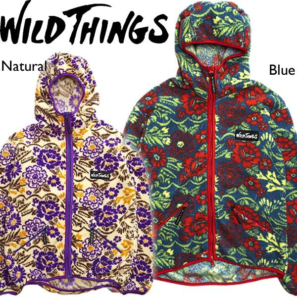 Wild Things ワイルドシングス フラワーフリース フード