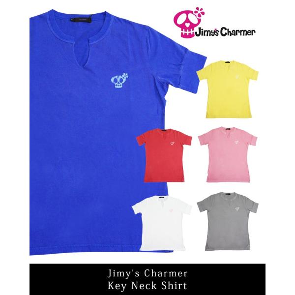 ジミーズチャーマー Jimy's Charmer キーネック Tシャツ ユニセックス