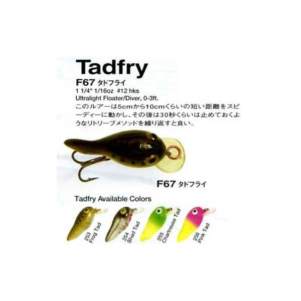 REBEL レーベル TADFRY タドフライ アメリカンルアー オールドルアー