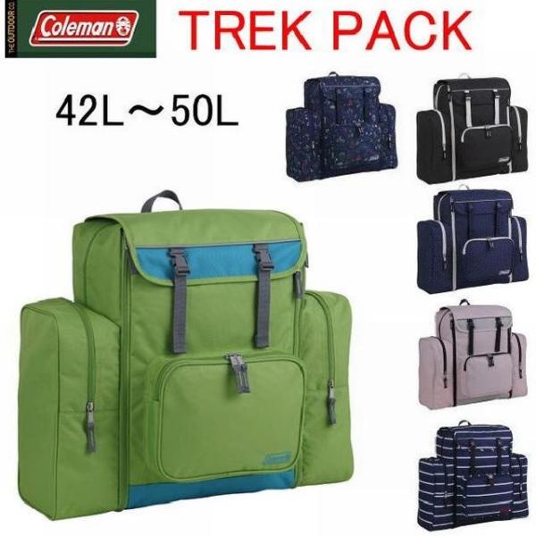 Coleman 旅行用バッグ ネイビードット☆林間学校、修学旅行に使用でき 