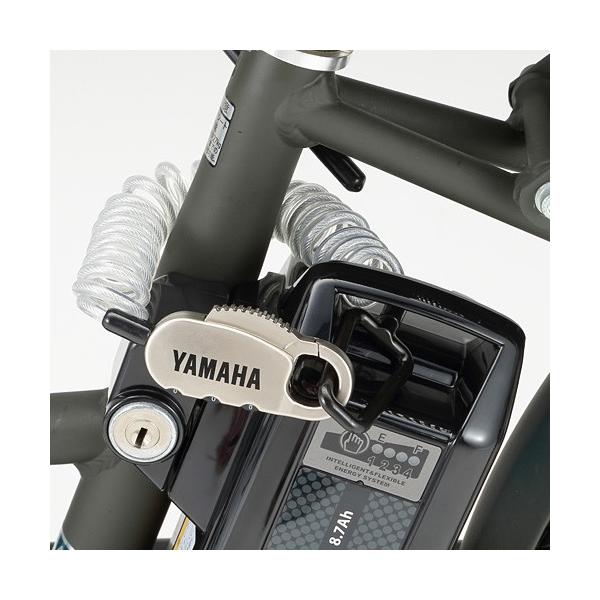 YAMAHA 自転車用マルチロック バッテリー盗難防止ロック 鍵/パス 