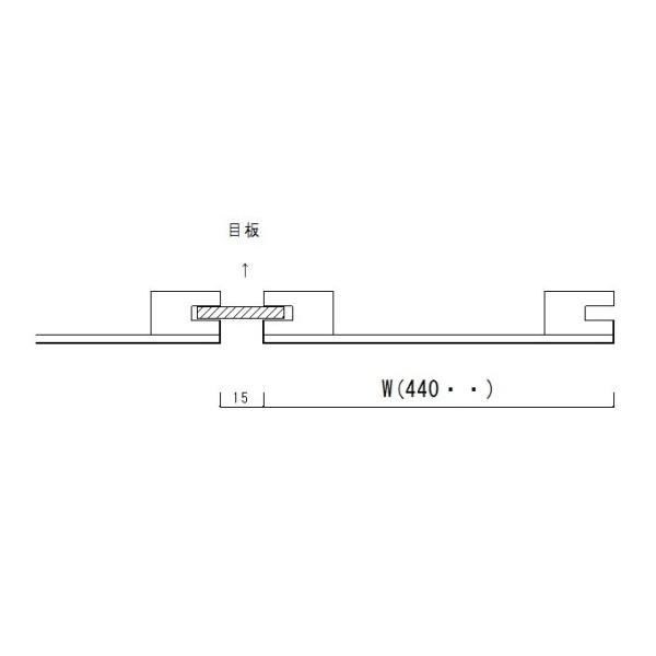 8畳用セット 目透かし天井板 中杢 赤 3640x440巾 1.5尺用ｘ8枚 和室